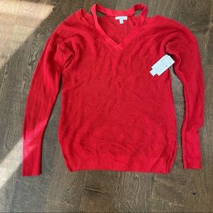 Red Abound Cut Out Sweater. Sz Small